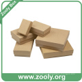 Small Plain Eco-Friendly Natural Brown Kraft Paper Cardboard Box